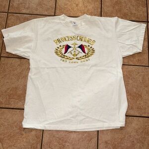 Vtg Princess Cruises The Love Boat white tshirt